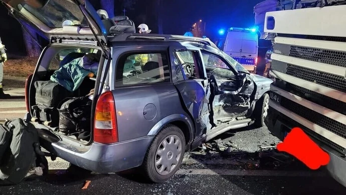 Ukrainka ranna w wypadku na dk12