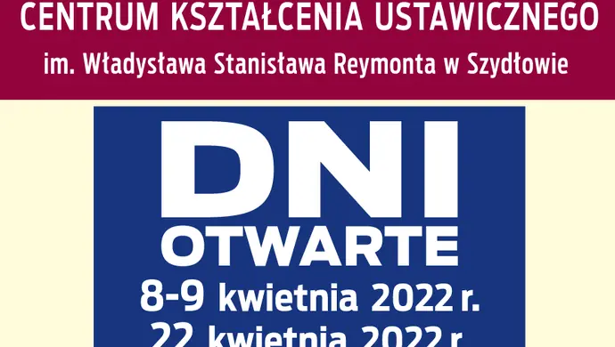 Dni Otwarte w ZSP CKU w Szydłowie