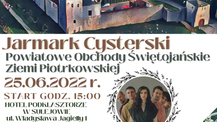 Zapraszamy na Jarmark Cysterski na Podklasztorze