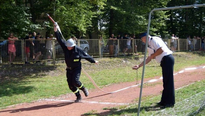 Strażackie zawody w Łękach Szlacheckich