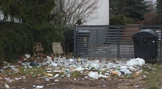 Wysypisko śmieci w centrum miasta?