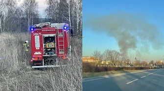Paliły się torfowiska w Piotrkowie