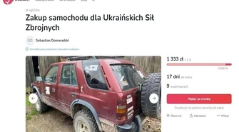 Zbiórka na terenówkę dla ukraińskiego wojska