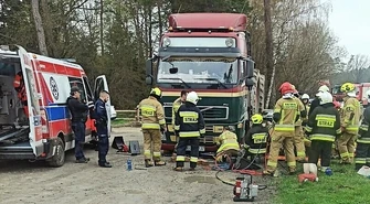 Walka o życie na DK12 [ZDJĘCIA]