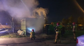 Pożar na Dmowskiego w Piotrkowie