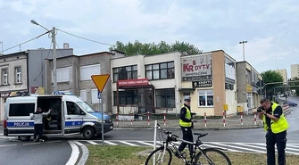 Potrącenie rowerzysty na ul. Sienkiewicza  (ZDJĘCIA)