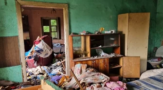 "Tu się nie da żyć"! - krajobraz po pożarze[ZDJĘCIA]