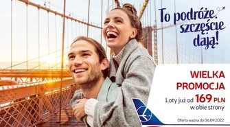 Promocja LOT: od 24 sierpnia dziesiątki kierunków w atrakcyjnych cenach
