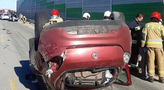 Kolizja czterech pojazdów w Adolfinowie