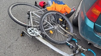 Potrącenie na pasach w Piotrkowie