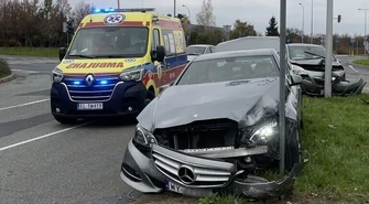 Zderzenie na skrzyżowaniu Sikorskiego i Concordii