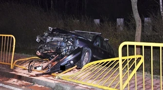 Zasłabł i zderzył się z tirem