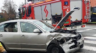 Wypadek&nbsp;na skrzyżowaniu Słowackiego i Concordii. Poszkodowane dziecko (AKTUALIZACJA)