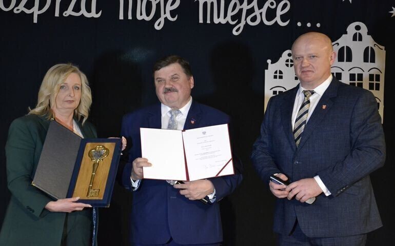 Burmistrz odebrał klucz do miasta