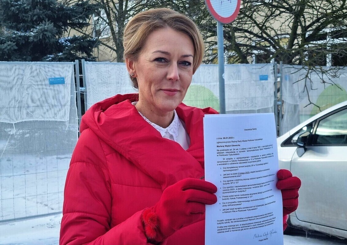 Co dzieje się w budynku SP 12 Marlena Wężyk-Głowacka pyta i składa interpelację