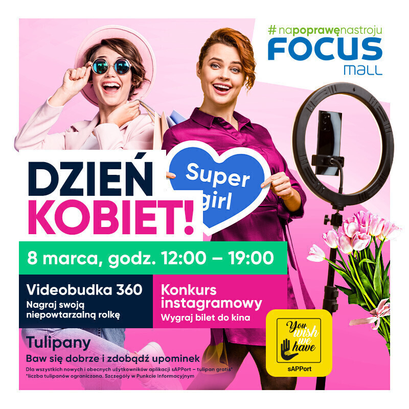 Niespodzianki na Dzień Kobiet w Focus Mall w Piotrkowie