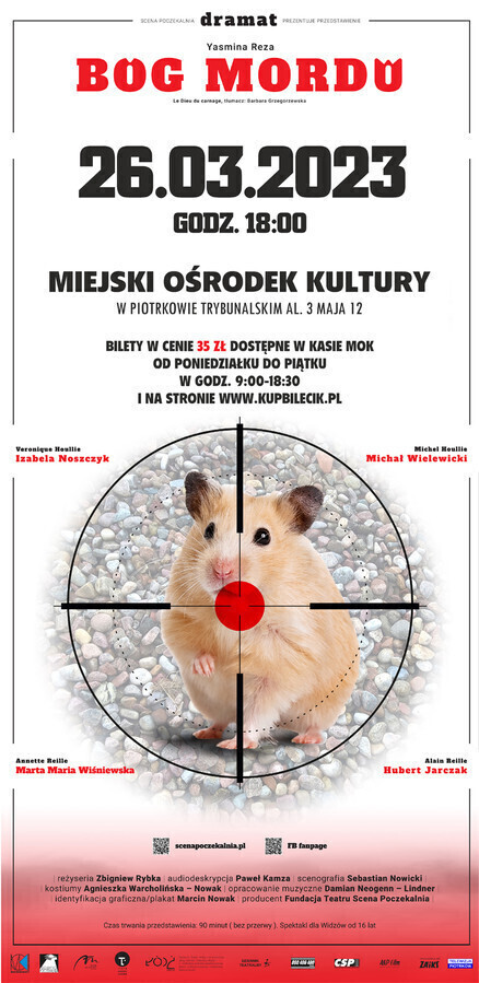 Bóg mordu z okazji Międzynarodowego Dnia Teatru