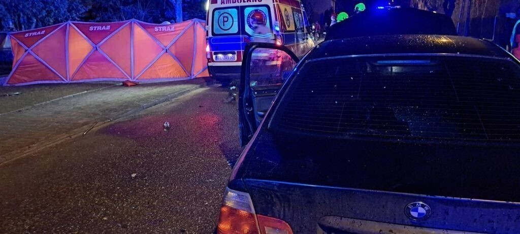 84-letni kierowca zginął w wypadku