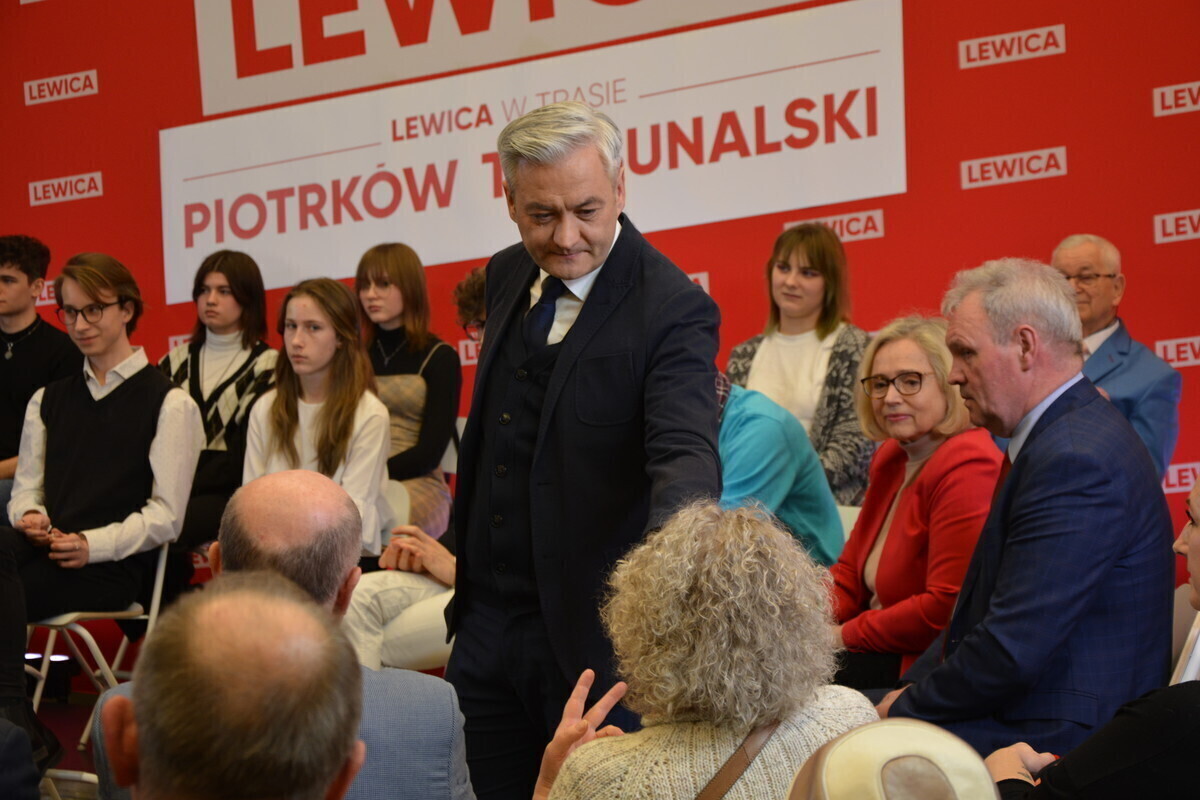 Robert Biedroń odwiedził Piotrków