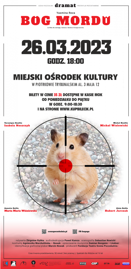 Bóg mordu na deskach Miejskiego Ośrodka Kultury