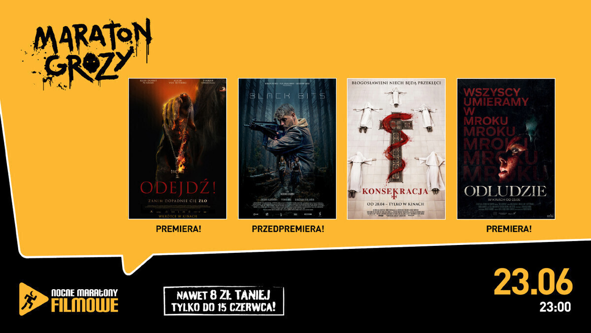 Nocny Maraton Grozy na rozpoczęcie wakacji