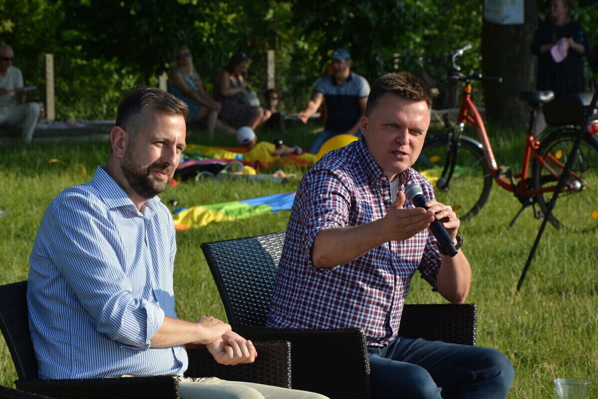 Liderzy Trzeciej Drogi odwiedzili Piotrków ZDJĘCIA