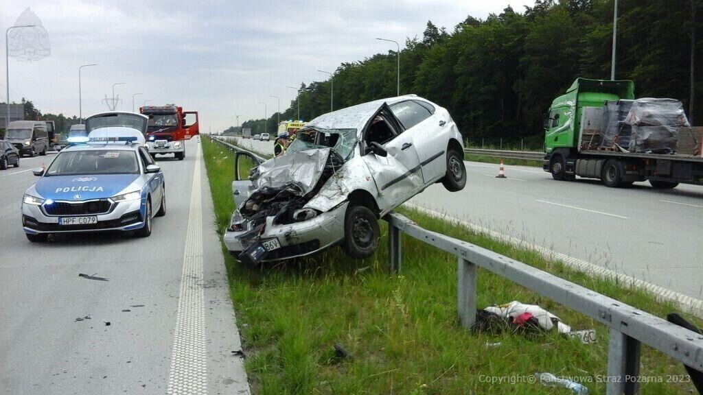 Znów groźnie na A1