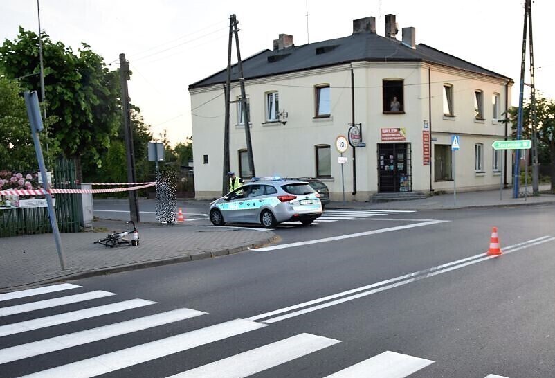 Potrącony rowerzysta trafił do szpitala