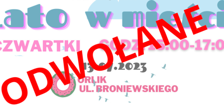 Czwartkowy festyn odwołany