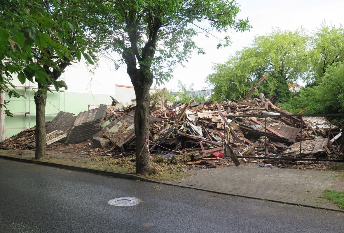 Rudera legła w gruzach