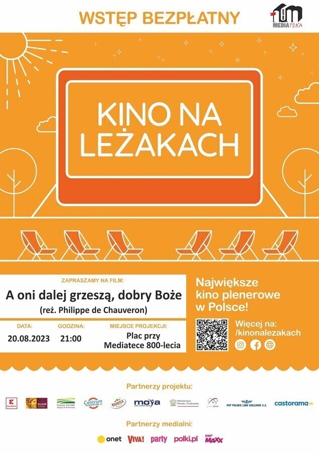 Plenerowe kino z Mediateką 800-lecia