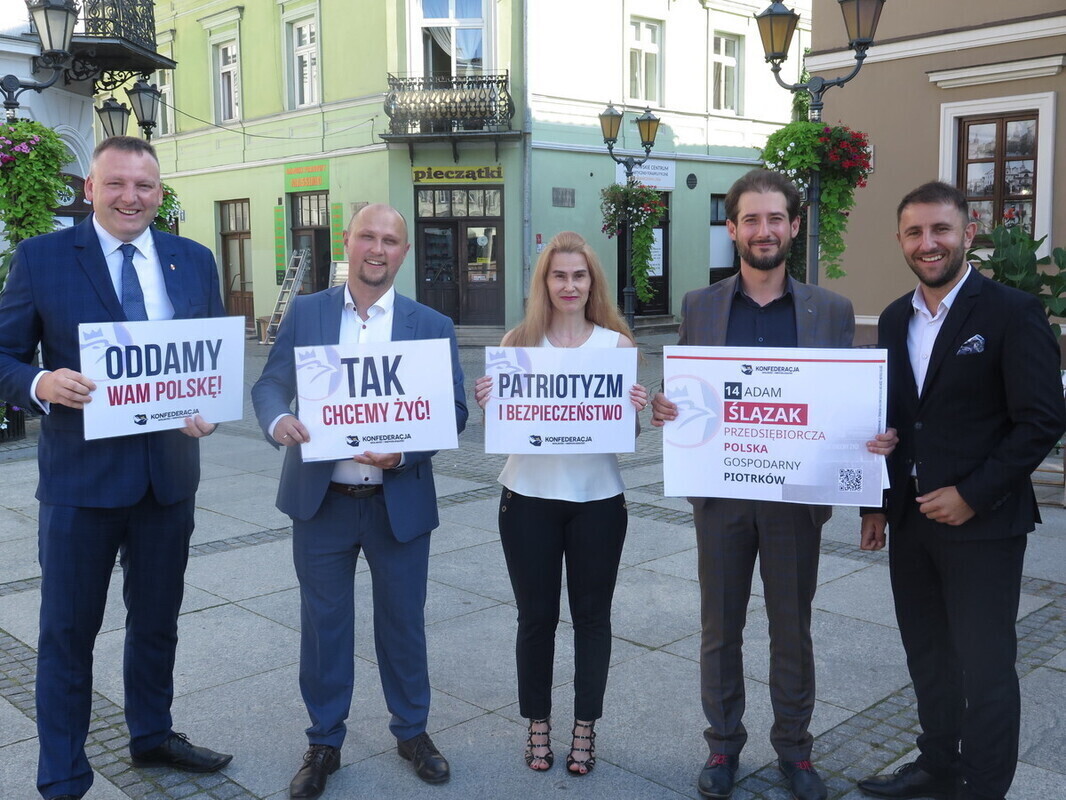 Piotrkowianie na liście Konfederacji