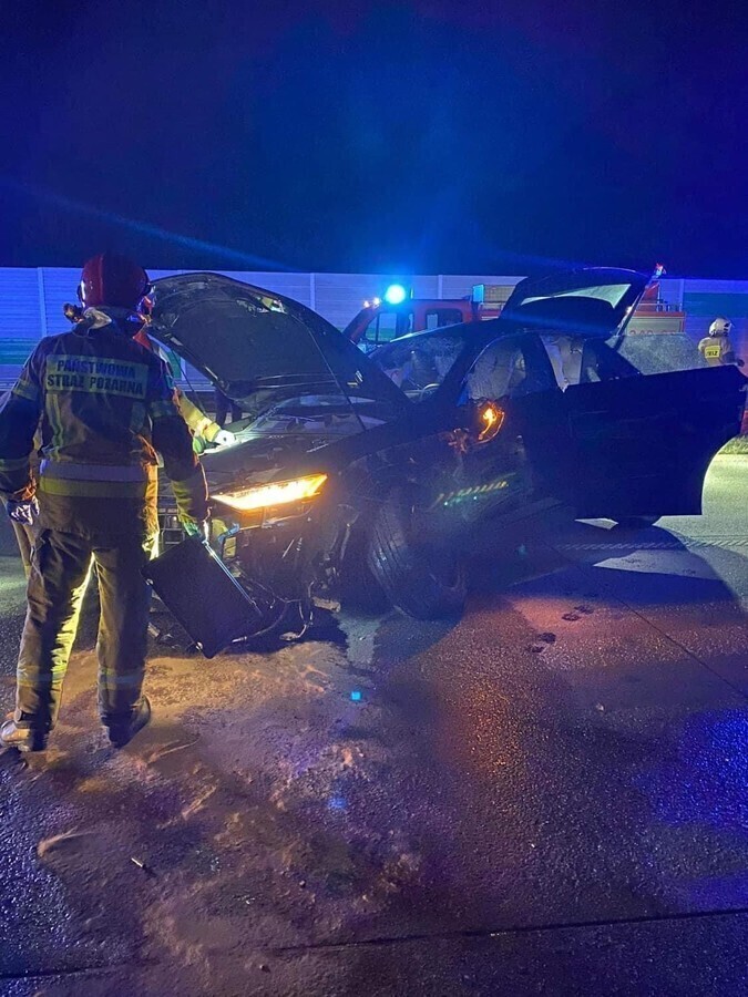 Wypadek na A1. Znowu zawiniła prędkość