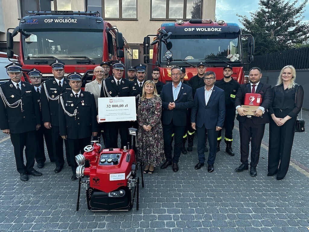 OSP Wolbórz z nowoczesnym sprzętem