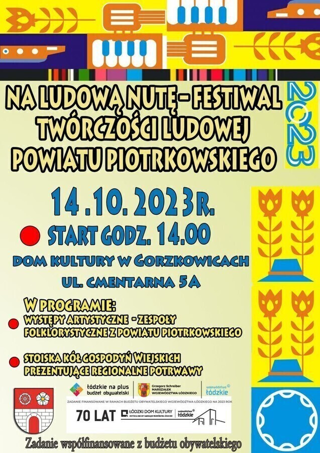 Na ludową nutę - festiwal twórczości ludowej powiatu piotrkowskiego