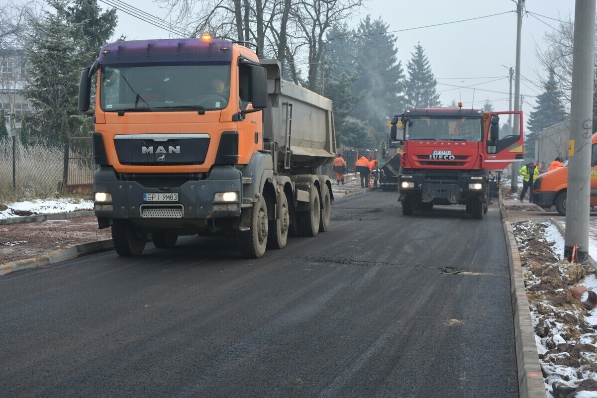 Postęp prac na Przedborskiej
