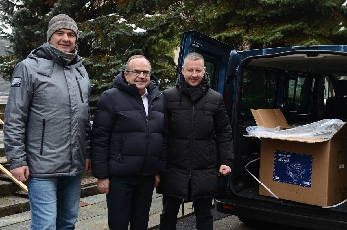 Pomoc z Piotrkowa dla Ukrainy. Dary dotarły do Równego