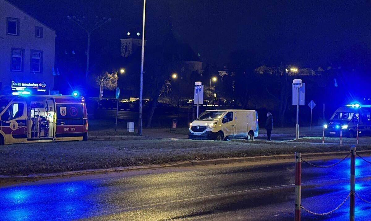 Potrącenie na pasach w Piotrkowie