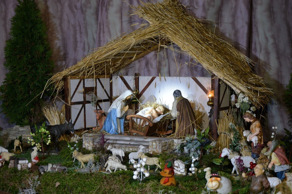 Ruchoma szopka gotowa. Można ją podziwiać u Bernardynów