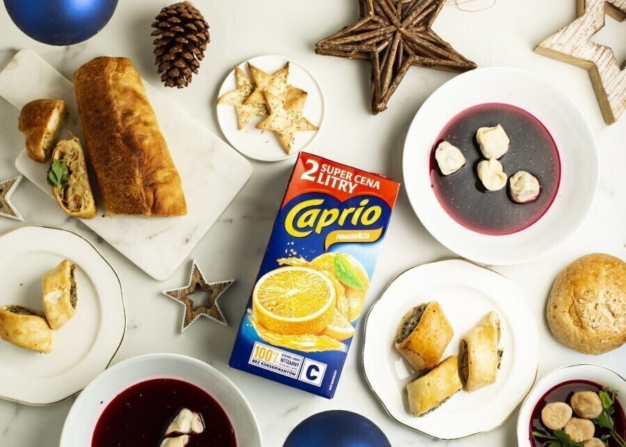 Caprio - orzeźwienie które łączy rodzinę w Święta