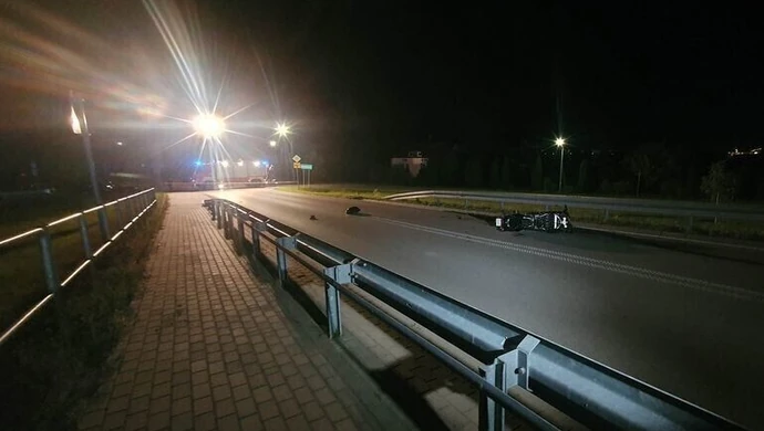 Tragiczny wypadek motocyklisty
