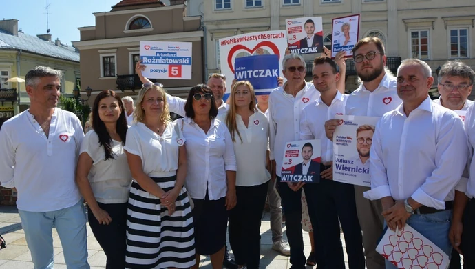 Koalicja odsłoniła karty. Kandydaci zaprezentowali się w Rynku Trybunalskim
