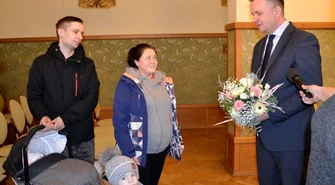 Prezent od prezydenta dla pierwszej piotrkowianki