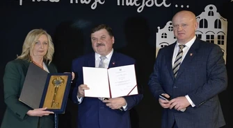 Burmistrz odebrał klucz do miasta