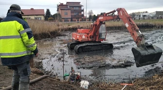 Rozpoczęła się rewitalizacja zbiornika w Bogdanowie