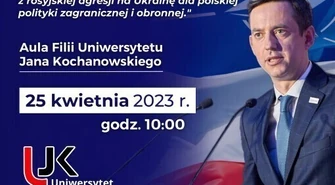 Minister Marcin Ociepa z wykładem w filii UJK