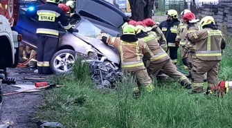 Wypadek w Poniatowie