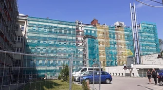 Trwają prace remontowe szpitala przy Rakowskiej