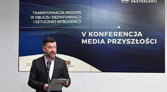 Prezes PAP na konferencji 