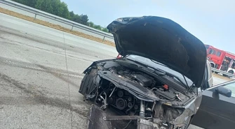 Kolizja na A1 pod Piotrkowem